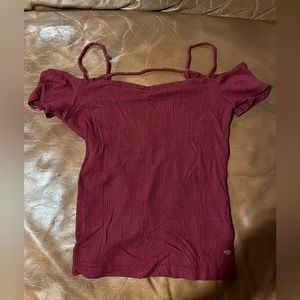 American Eagle off the shoulder with straps